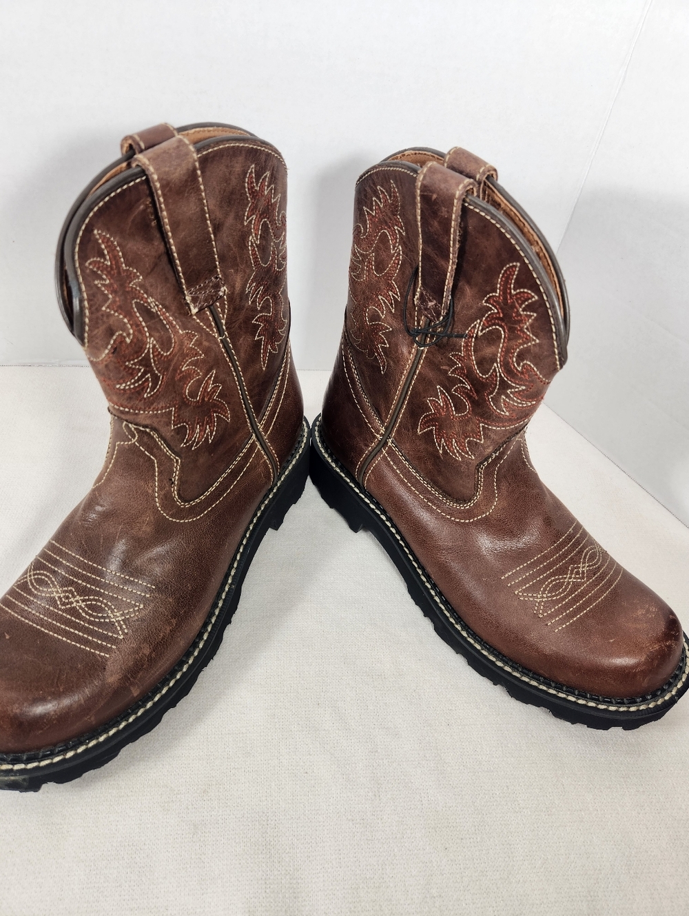 Ariat Fatbaby Heritage Dapper Western Boot Women's Size 8.5B Brown Leather NWOT - Picture 4 of 11